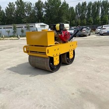 小型手扶式双钢轮振动压路机小型双钢轮压路机浙江沟槽压实机配件