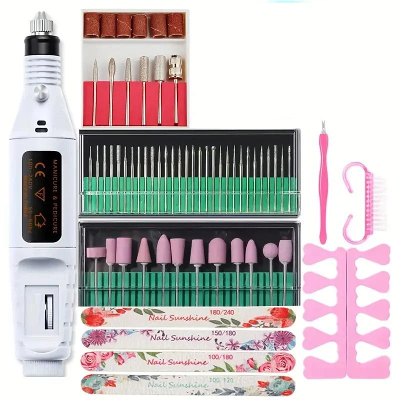 Lijadora de uñas portátil mini juego de herramientas de uñas eléctricas para quitar las uñas muertas Lijadora de uñas USB