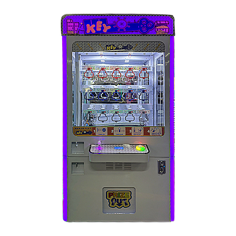 Máquina de regalo a gran escala Máquina de caja ciega que toma monedas Empuje la máquina de llaves de la ciudad de los videojuegos