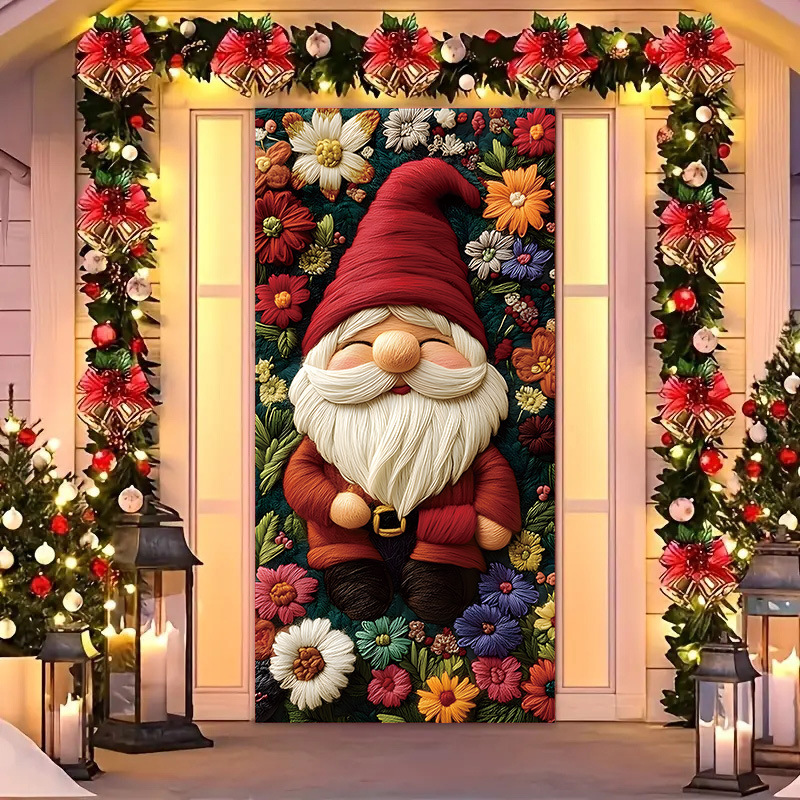 Transfronterizos JIT Navidad decoración colgante festivales atmósfera etiqueta de puerta fiesta atmósfera de fondo decoración cubierta de puerta