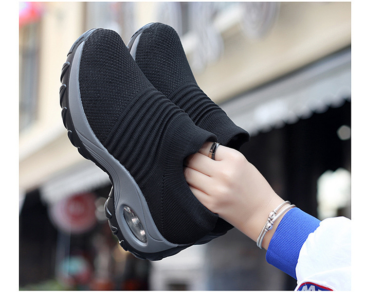 Damen-Sportschuhe, Arbeitsschuhe, Turnschuhe, Gummisohle, rutschfest, leichtes Schuhwerk_voghion.com