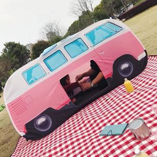 Spring Outing Children's Car Tent Outdoor Outing Picnic Portable Lightweight Small Mini Indoor Game House for Girls