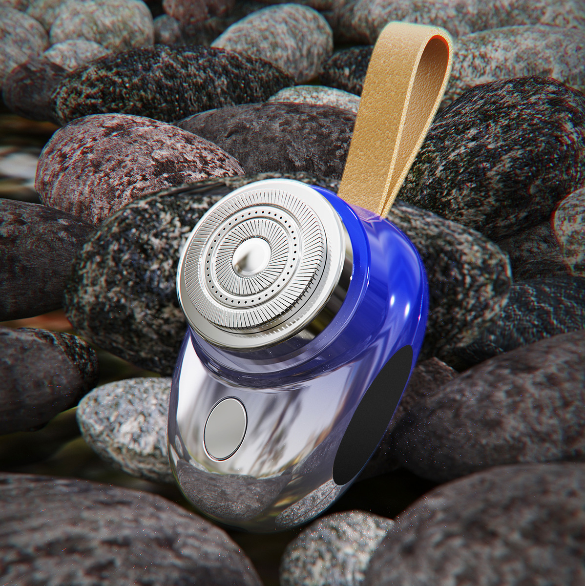 Tiktok Venta caliente mini máquina de afeitar eléctrica USB recargable impermeable los hombres viaje portátil barba cuchillo