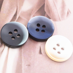Gradient exquisite resin buttons four-hole men's suit pants buttons high-quality open jacket coat buttons
