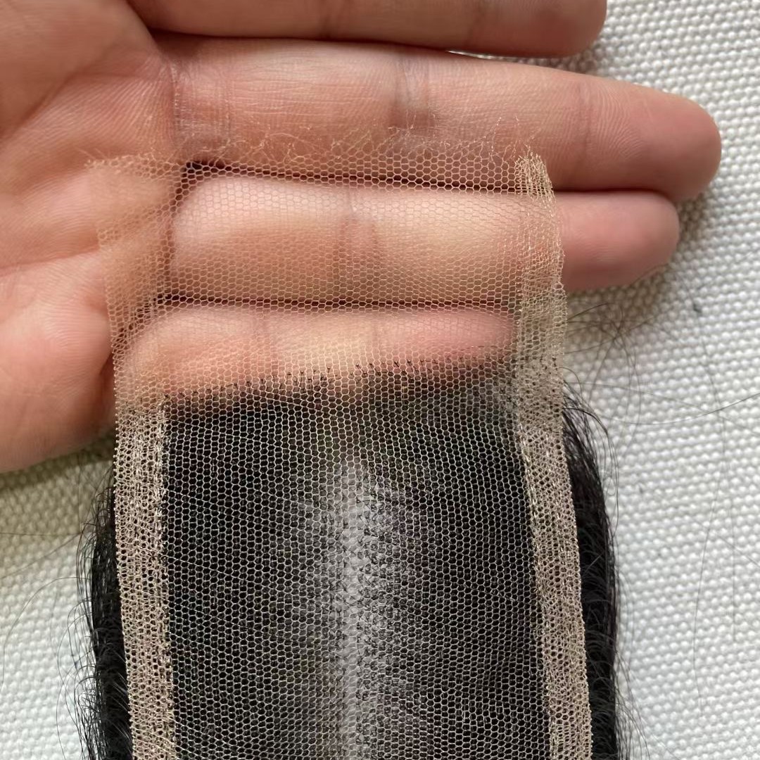 2x6 HD Closure Cabello Humano Cabello Humano Real Red Suiza HD Bloqueo de cabello de encaje 2x6