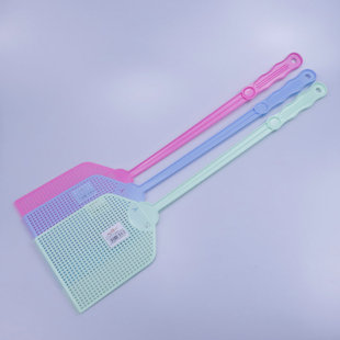 Plastic New Material Fly Swatter with Thickened and Long Handle Large Manual Durable Fly and Mosquito Swatter Wholesale