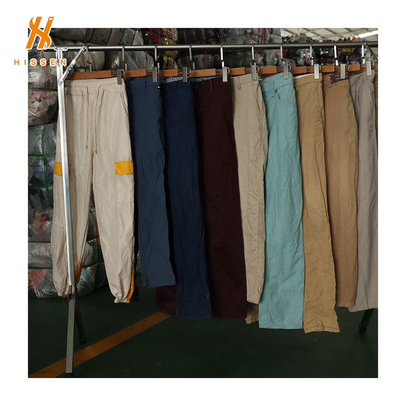 二手衣服百搭男装休闲裤used casualpants跨境货源整柜出口菲律宾