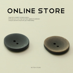 MOSN 樹脂兩眼紐扣針織開衫扣子粗花呢外套皮草大衣扣西服風衣扣