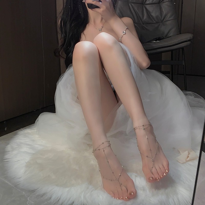 欧美跨境热销时尚异域风情复古多层流苏脚链 脚背链cos宫廷风足饰|undefined