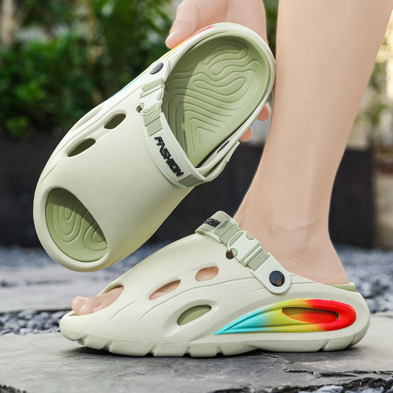 Zapatos de hombre transfronterizos de verano nuevo estilo antideslizante y resistente al desgaste, deportes juveniles, ocio, chanclas, sandalias de playa de doble uso
