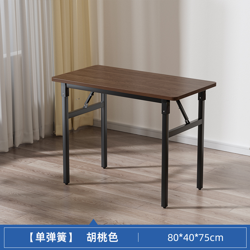 Mesa de escritorio plegable mesa de estudio de escritorio de escritorio de estudiantes de oficina en el hogar tabla pequeña tabla rectangular alquiler simple