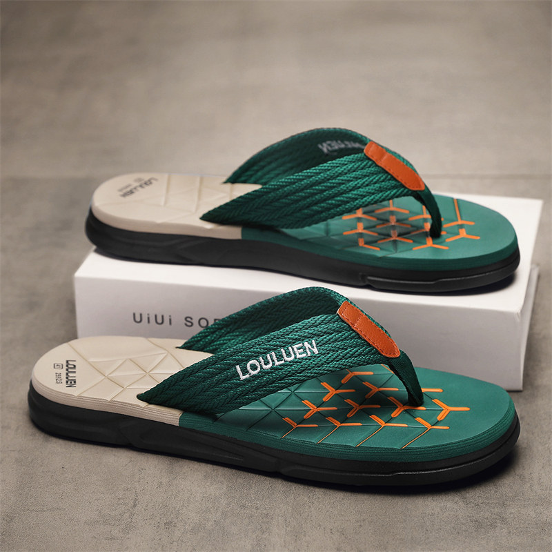 Guangdong Flip-Flops for Men, Summer Outdoor Wear, Non-Slip, Odor-Free, Soft-Soled Casual Flip-Flops, Beach Sandals Guangdong Flip-Flops for Men, Summer Outdoor Wear, Non-Slip, Odor-Free, Soft-Soled Casual Flip-Flops, Beach Sandals