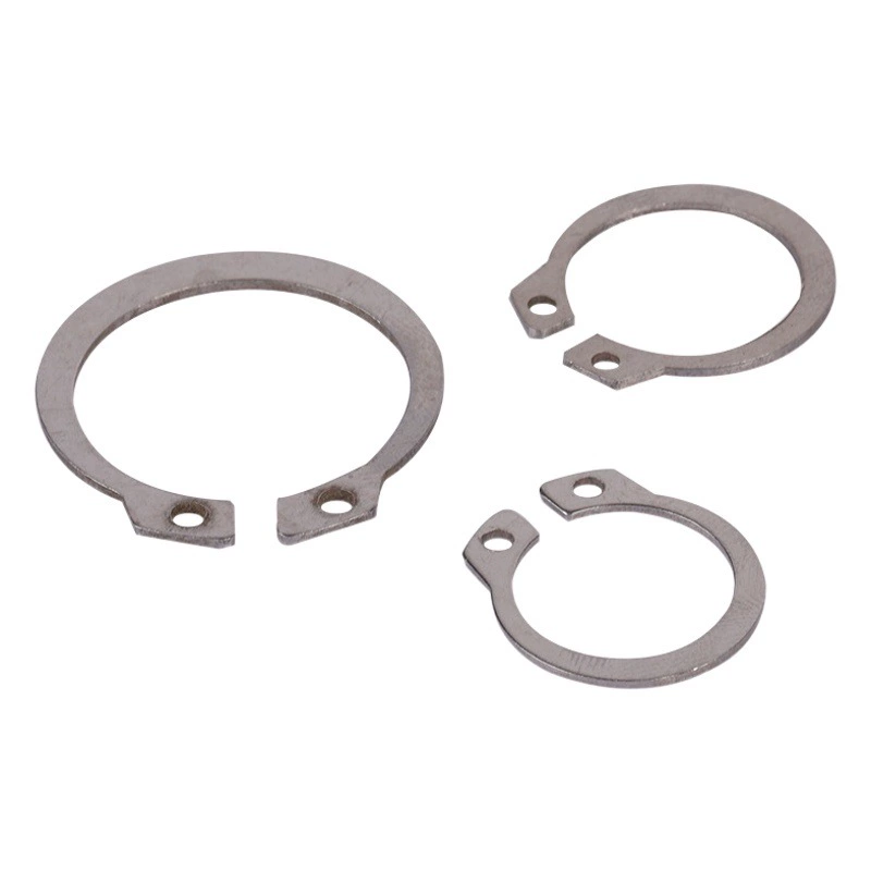 Стопорное кольцо из нержавеющей стали 304, внешнее, тип C, серия M3-M160, эластичное, по ГОСТ 894