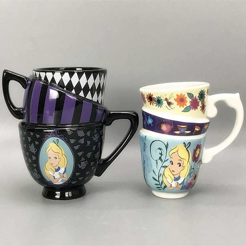 Новая кружка для воды Alice Dreamwim Wonderland, стакан с персонажем, керамическая кружка на три слоя, маркировка cup