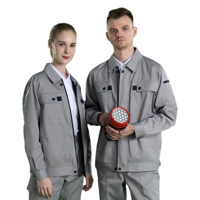 工装男工作服套装企工衣业工厂工服汽修电焊工作服上衣免费绣logo