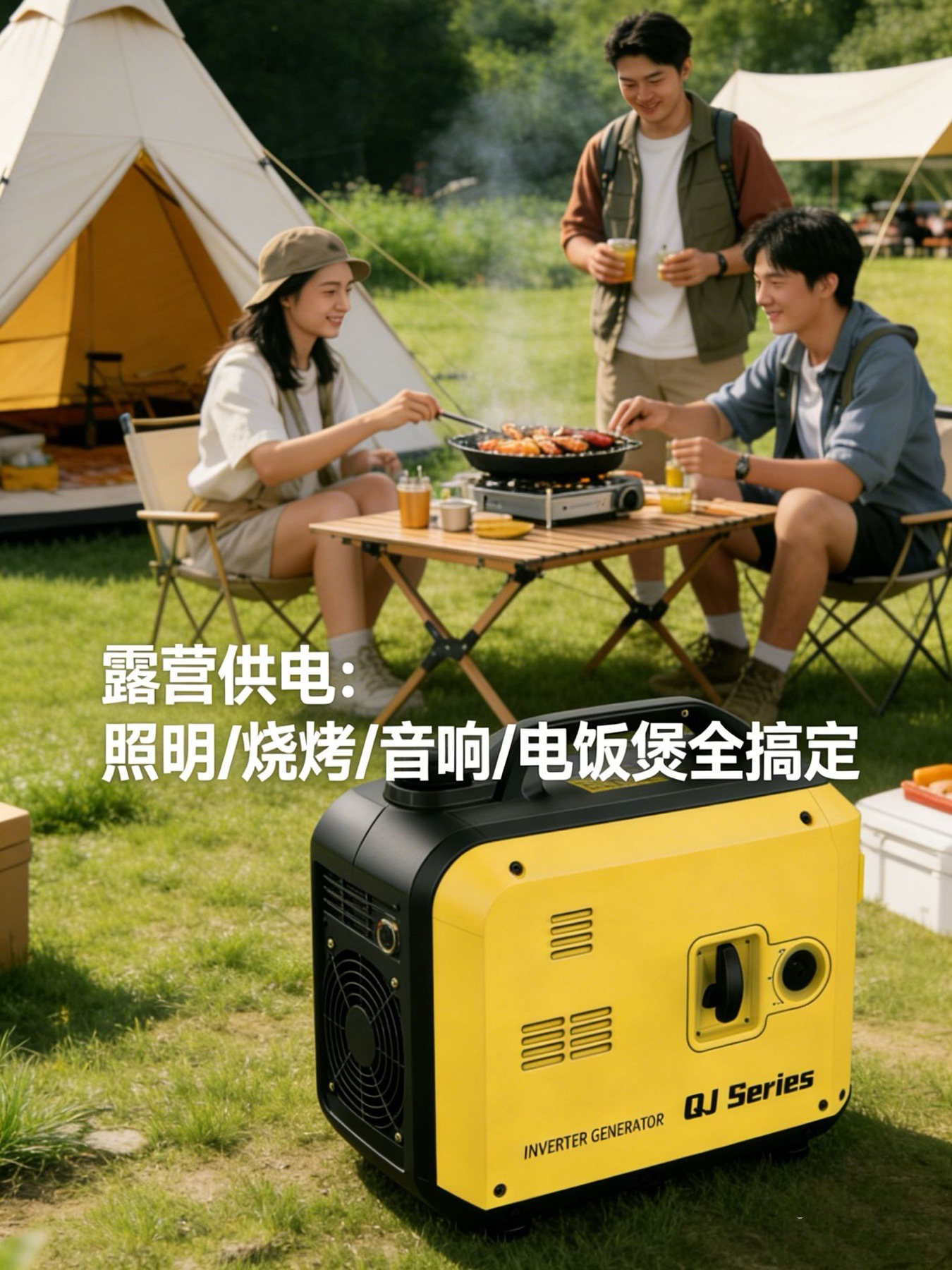 New Energy Vehicle 3.5Kw Factory Direct 220V Portable Generator for New Energy Vehicles/Camping/Household Use/Construction