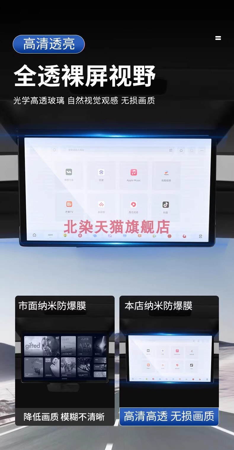Applicable to Jietu Traveler Shanhai T2 Central Control Navigation Tempered Film Instrument Panel Screen Nano Film Car Modification
