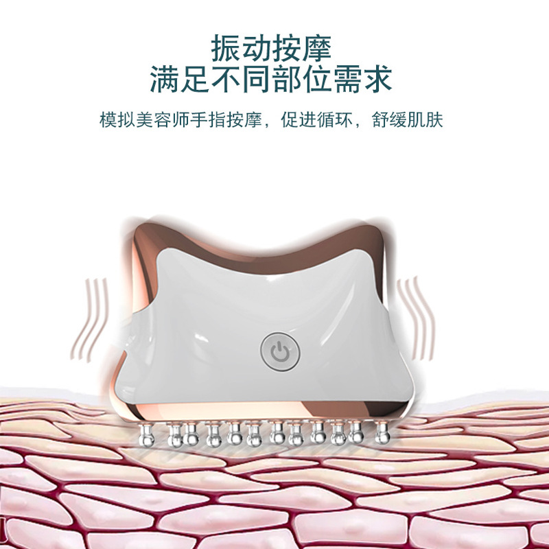 Instrumento meridiano EMS cuerpo entero cuello masajeador hogar facial eléctrico raspado instrumento cabeza y pierna dragado meridiano cepillo