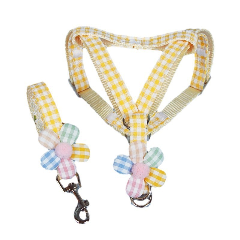 Chaleco para perros tipo cuerda de tracción para mascotas cinturón de pecho para gatos perros pequeños para evitar que se desprenda cuerda para caminar para perros image 6
