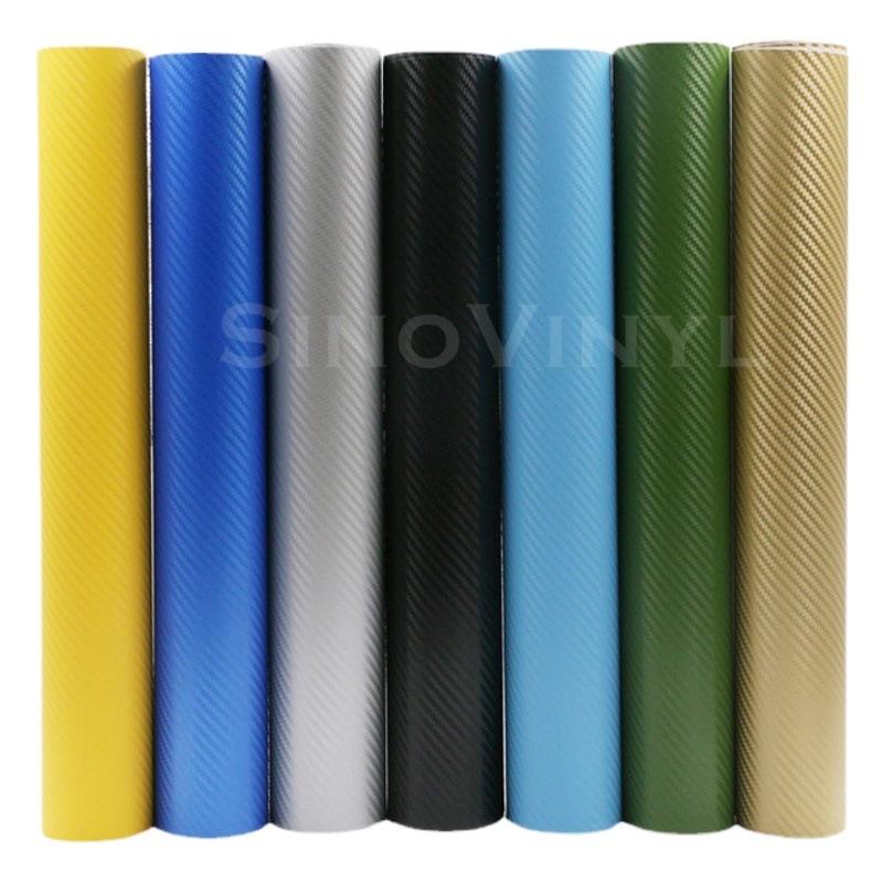 Carlake 3D de fibra de carbono etiqueta engomada del coche interior y exterior decoración de color cambiante película de fibra de carbono teléfono móvil película protectora al por mayor