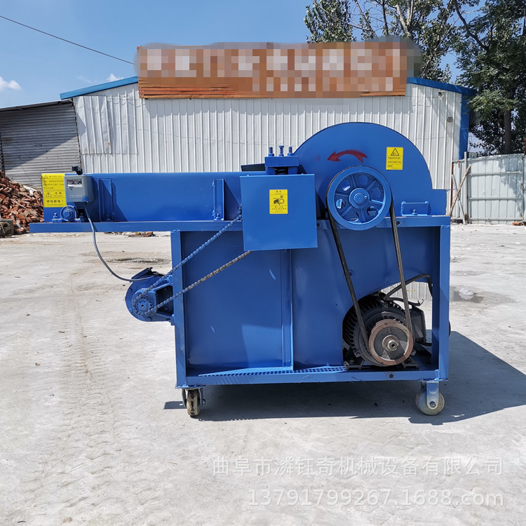 钉板型碳纤维打散机 服装下脚料开松机 纺织粗纱头开花机