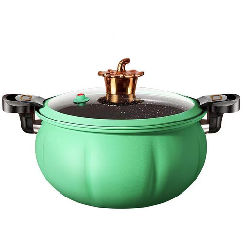 Internet celebrity pumpkin fat micro pressure cooker household multi-functional soup pot round stew all-in-one non-stick pressure cooker wholesale