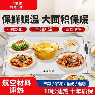 Foldable Warming Plate for Heating and Keeping Food Warm, Suitable for Dining Table Use, Available for Cross-Border Wholesale