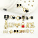 One-piece hole shoes accessories DIY point oil Love rose women's shoes accessories Star garden shoes accessories accessories