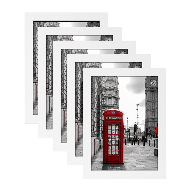 Cross-Border Simple Wooden Photo Frame Display Stand 6-Inch 8inch 10inch A4A3 Picture Frame Wall Hanging Photo Wall Set Wholesale Home Decor