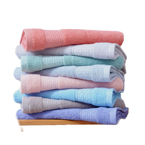 Wholesale pure cotton towel bath towel set combed cotton bath towel three-piece set absorbent towel gift plain foreign trade bath towel