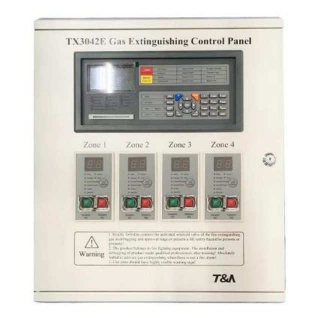 英文外贸可寻址的火灾报警控制面板消防报警主机Fire alarm