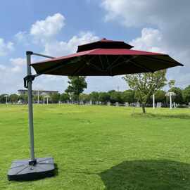 户外伞批发庭院伞露台花园罗马伞室外大太阳伞摆摊户外遮阳伞带灯