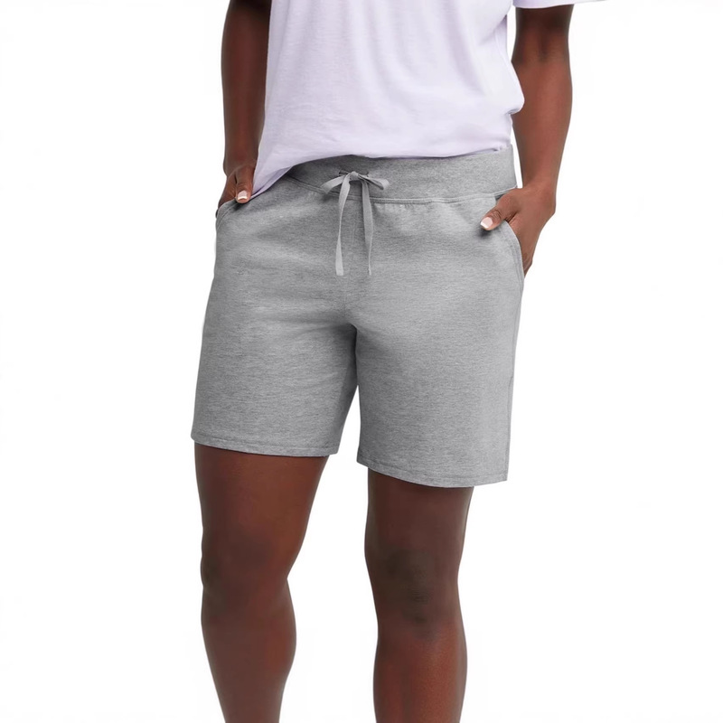 Amazon Cross-Border Summer Air Layer Slim Shorts with Pockets, Elastic Waistband, Casual Sports Anti-Exposure Three-Quarter Hot Pants Amazon Cross-Border Summer Air Layer Slim Shorts with Pockets, Elastic Waistband, Casual Sports Anti-Exposure Three-Quarter Hot Pants