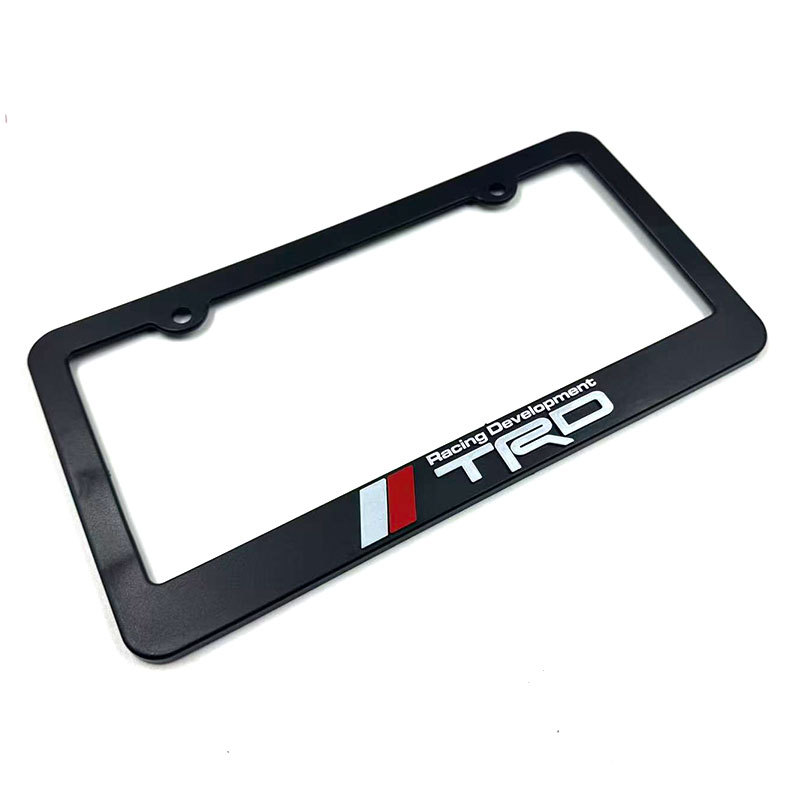 Inventario transfronterizo marco de matrícula general JDM auto logotipo de modificación ABS marco de matrícula de plástico tridimensional marco de matrícula