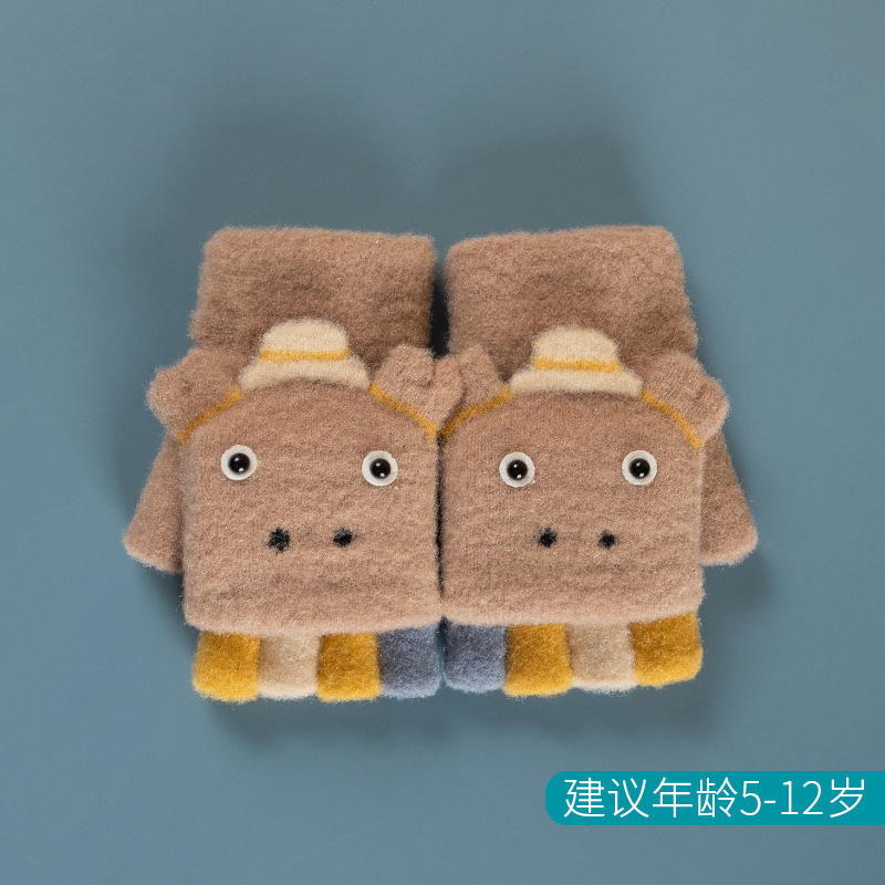 雪花秀児童保温手袋かわいいアニメニット中児童児童児童児童児童児童児童保温手袋スポット卸売り|undefined