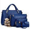 Fashionable set, capacious one-shoulder bag, shoulder bag, 2023 collection, European style, 4 piece set, wholesale