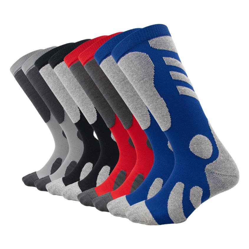 Calcetines de algodón al aire libre transfronterizos calcetines de esquí al aire libre para hombres Otoño e Invierno engrosados calcetines calientes calcetines deportivos antideslizantes transpirables que absorben el sudor