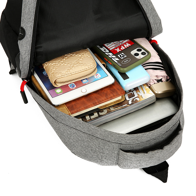 跨境新品双肩包大容量时尚休闲背包双肩背包单肩三件套包旅行包