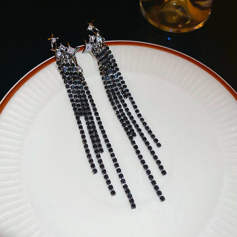 87# silver needle-gun black