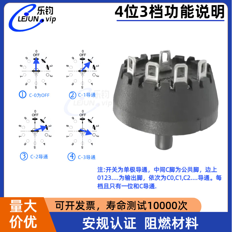 �־�LEJUN�Ƽ��������ٿ��� �����ת����4λ3�����߽�ñ��Դ����