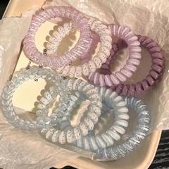 電話圈頭飾發繩扎頭高彈力不勒發ins風清新百搭高級感2024年新款