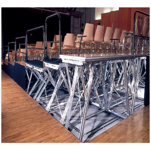 Scissor Stage Foldableing X Stage Opera House Indoor Aluminum Alloy Foldableing Stage Scissor Type Adjustable Stage