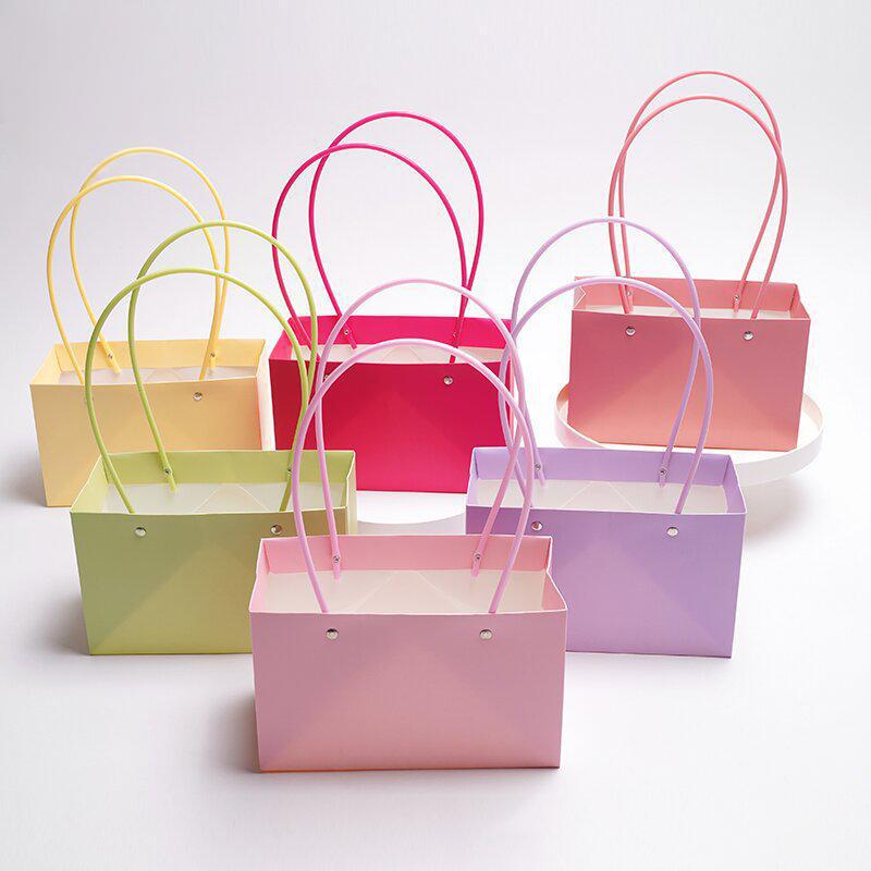 Macaron Rectangular Tote Bag Bouquet Flower Gift Flower Arrangement Bag Packaging Bag Gift Gift Bag Wholesale Macaron Rectangular Tote Bag Bouquet Flower Gift Flower Arrangement Bag Packaging Bag Gift Gift Bag Wholesale