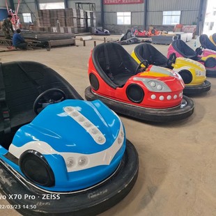 Indoor and Outdoor Popular Bumper Car Square Night Market Stall Double Battery Car Swing Car Amusement Equipment Wholesale