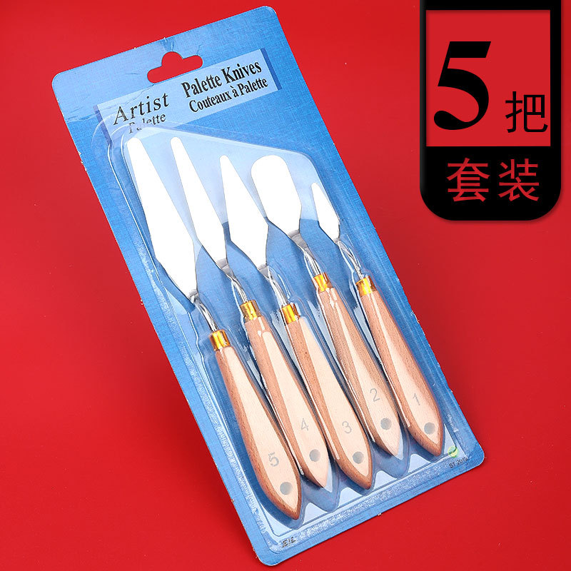 Set, scraper, 5 pieces