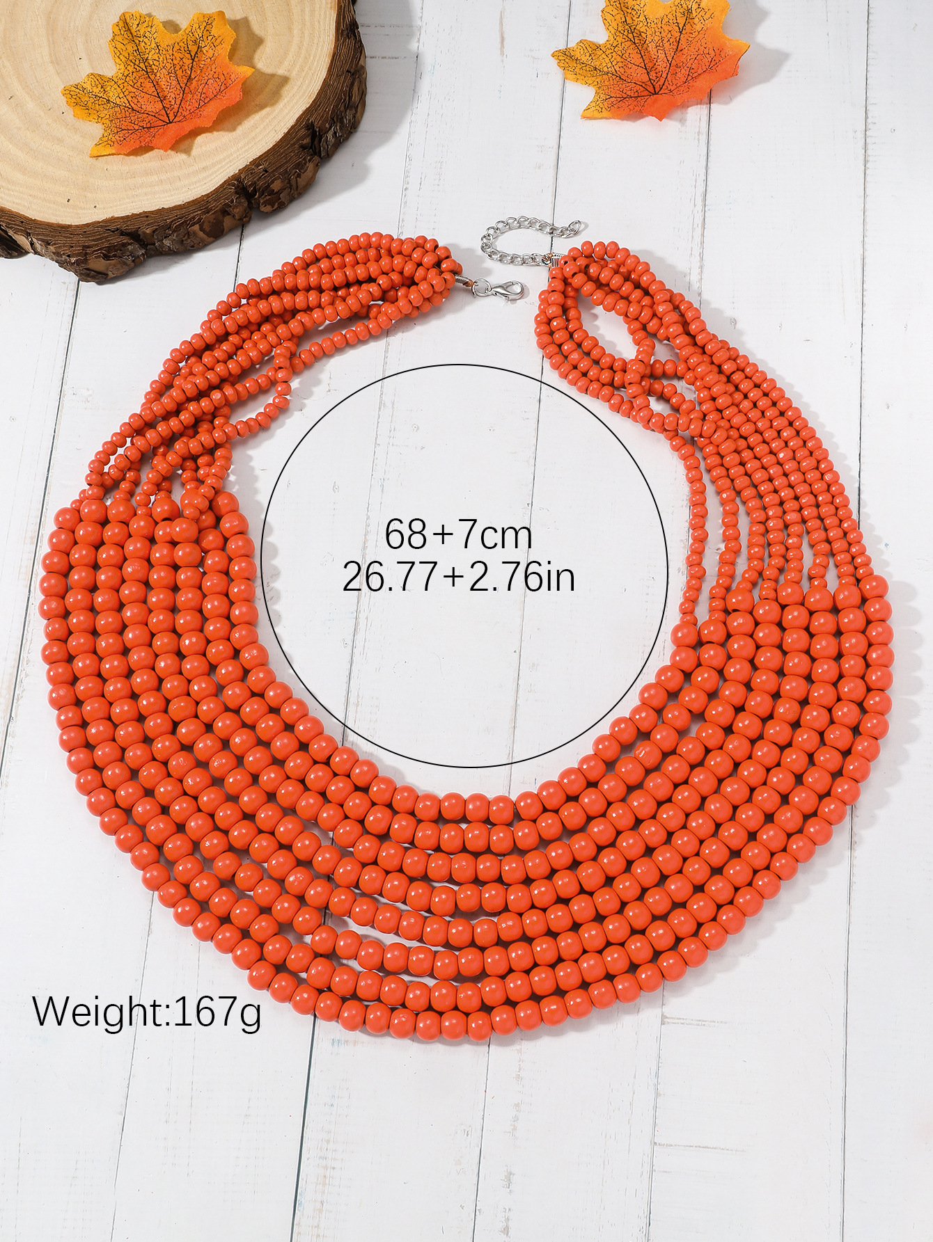1 Piece Quantity Simple Style Classic Style U Shape Wood Wholesale Layered Necklaces