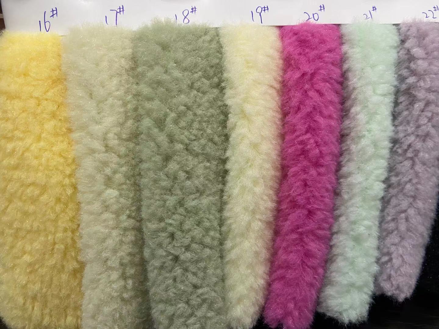 Nuevo en stock super suave Hao cachemir de Cachemira imitación Cachemira grano terciopelo tela Otoño e Invierno ropa juguete bufanda tela