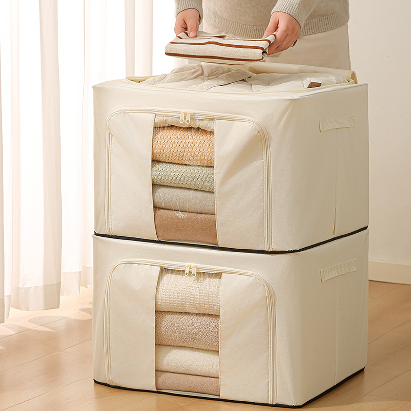 New Clothing Storage Box Large Capacity Window Cotton Quilt Storage Box Household Large Clothes Storage Box