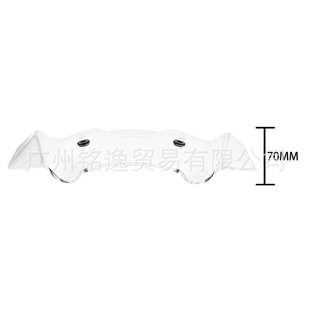 Suitable for Honda Adv350 Modified Height-Increased Front Windshield, Motorcycle Racing-Style Windscreen Deflector