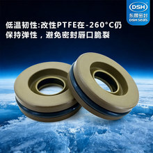 氢能储能压缩机用PTFE油封四氟油封密封圈厂家定制密封件解决方案